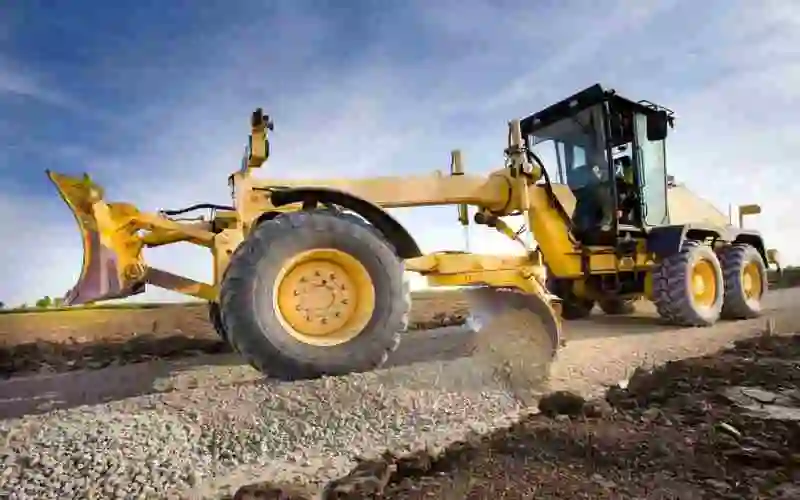Motor Grader for Ground Leveling